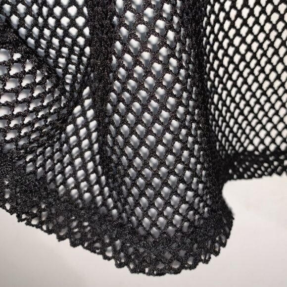 Scarlett Black Mesh Tank Top "Shopping Is My Cardio" Graphic XL - Picture 7 of 10